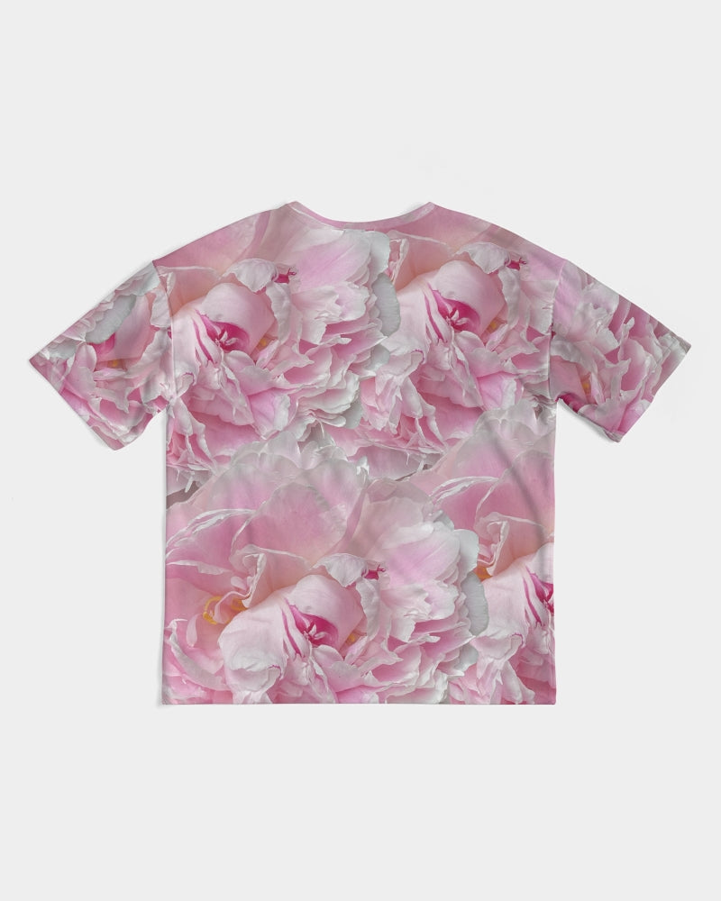 Peony Men's All-Over Print Premium Heavyweight Tee